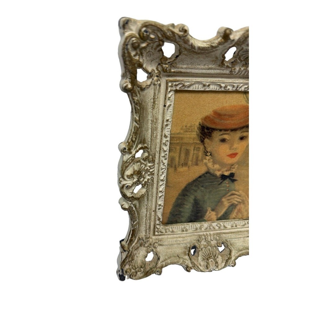 Vintage Mid-Century Framed Art Pieces by American Artist Hulda Cherry Jaffe Set - Picture 5 of 9